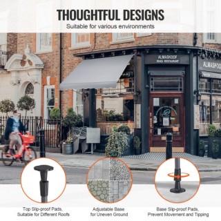 VEVOR  Τέντα Βεράντας 98x47 Αναδιπλούμενη με Μανιβέλα SSSZYPHSLZS9O...