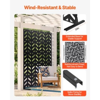 VEVOR Μεταλλικό Παραβάν Ιδιωτικότητας 47 x 72 Ελεύθερης Στήριξης Εξ... VEVOR Μεταλλικό Παραβάν Ιδιωτικότητας 47 x 72 Ελεύθερης Στήριξης Εξ...