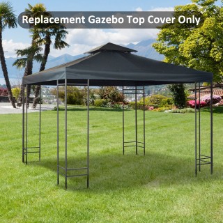 Outsunny Ανταλλακτική οροφή για Gazebo 3x3m με 2 επίπεδα και ανθεκτ... Outsunny Ανταλλακτική οροφή για Gazebo 3x3m με 2 επίπεδα και ανθεκτ...