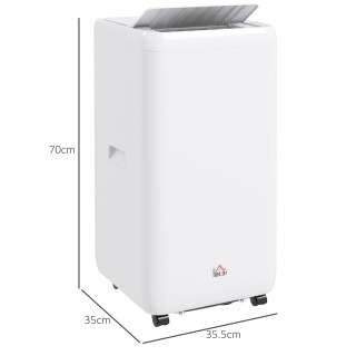 Φορητό κλιματιστικό HOMCOM 1250W με 5 λειτουργίες και χρονοδιακόπτη...