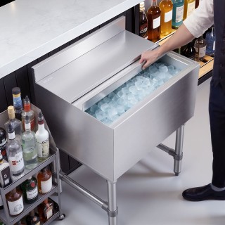 VEVOR Επαγγελματικός Κάδος Πάγου από Ανοξείδωτο Ατσάλι 61,6 L με Συ... VEVOR Επαγγελματικός Κάδος Πάγου από Ανοξείδωτο Ατσάλι 61,6 L με Συ...