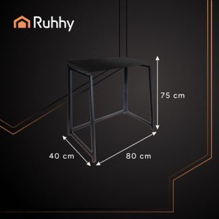 Ruhhy Πτυσσόμενο Γραφείο 80 x 74.5 x 40 cm για Εργασία και Μελέτη 2...