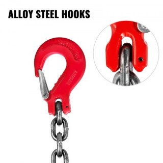 Αλυσίδα Ανύψωσης 4 Ποδιών VEVOR 2Mx8MM, 4T GLSJG80SZGL8MMX2MV0 Αλυσίδα Ανύψωσης 4 Ποδιών VEVOR 2Mx8MM, 4T GLSJG80SZGL8MMX2MV0