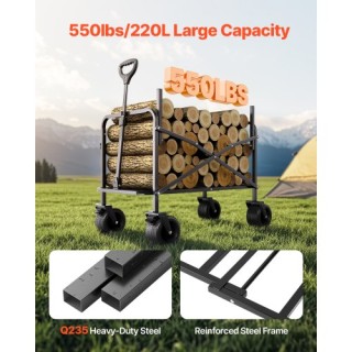 VEVOR Πτυσσόμενο Καρότσι-Πάγκος 550lb 220L ZDHYBXSSTCHSZ4NS1V0 VEVOR Πτυσσόμενο Καρότσι-Πάγκος 550lb 220L ZDHYBXSSTCHSZ4NS1V0