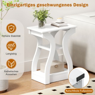 Costway Σετ 2 βοηθητικά τραπεζάκια σαλονιού με σταθμό φόρτισης και ... Costway Σετ 2 βοηθητικά τραπεζάκια σαλονιού με σταθμό φόρτισης και ...