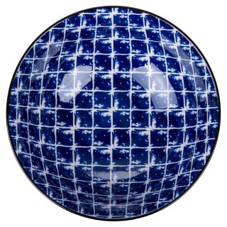 Villa DEste  Μπωλ από γκρε 1800 ml διπλή διακόσμηση Confusion 5922206