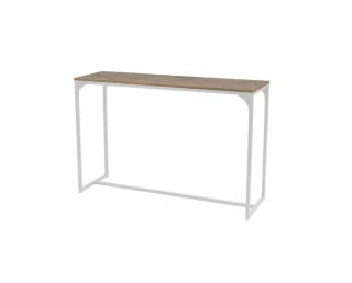 Ξύλινη Κονσόλα με Λευκή Μεταλλική Βάση 120x39xh79cm Urban Living 15... Ξύλινη Κονσόλα με Λευκή Μεταλλική Βάση 120x39xh79cm Urban Living 15...