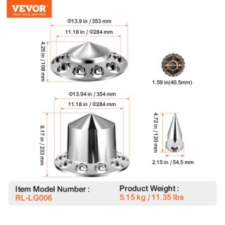 VEVOR Σετ Καλυμμάτων Άξονα & Παξιμαδιών με Εργαλεία BKCZGTJJCX6PC... VEVOR Σετ Καλυμμάτων Άξονα & Παξιμαδιών με Εργαλεία BKCZGTJJCX6PC...