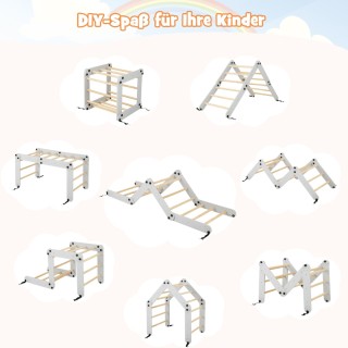 Costway Πολυλειτουργικό Σετ Αναρρίχησης 5-σε-1 για Παιδιά με Ρυθμιζ... Costway Πολυλειτουργικό Σετ Αναρρίχησης 5-σε-1 για Παιδιά με Ρυθμιζ...