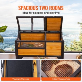 VEVOR Ξύλινο Σπίτι Χελώνας για Εσωτερικό & Εξωτερικό Χώρο για Σαύρ... VEVOR Ξύλινο Σπίτι Χελώνας για Εσωτερικό & Εξωτερικό Χώρο για Σαύρ...