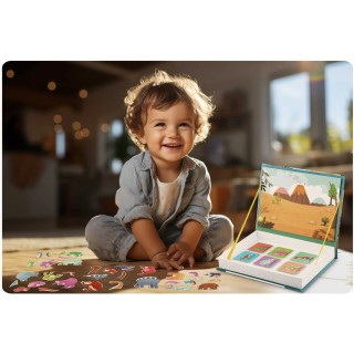 Μαγνητικό Παιχνίδι - Βιβλίο Παζλ Δεινόσαυροι 777000 Ricokids Μαγνητικό Παιχνίδι - Βιβλίο Παζλ Δεινόσαυροι 777000 Ricokids