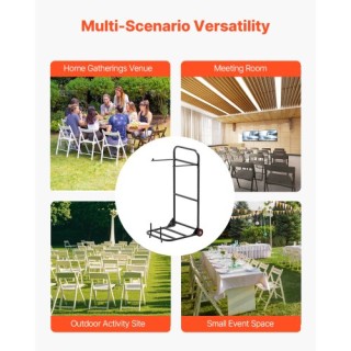 VEVOR Καρότσι Μεταφοράς Καρεκλών για 10 Καρέκλες ZYTCYCHS12GSLQDDLV0