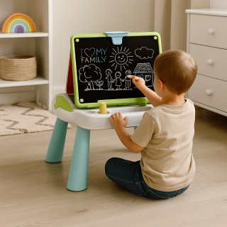 BAKAJI Πίνακας για Παιδιά 4σε1 Διπλής Όψης Πτυσσόμενος Πίνακας Αξεσ... BAKAJI Πίνακας για Παιδιά 4σε1 Διπλής Όψης Πτυσσόμενος Πίνακας Αξεσ...