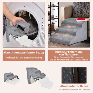 Costway Σκάλα για σκύλους 5 & 3 επιπέδων με επιφάνεια από ύφασμα Ch... Costway Σκάλα για σκύλους 5 & 3 επιπέδων με επιφάνεια από ύφασμα Ch...