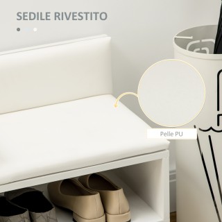 HOMCOM Παπουτσοθήκη Εισόδου με Επενδυμένο Κάθισμα και Ντουλάπι για ... HOMCOM Παπουτσοθήκη Εισόδου με Επενδυμένο Κάθισμα και Ντουλάπι για ...