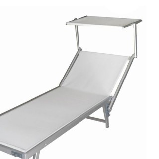 BAKAJI Πτυσσόμενη Ξαπλώστρα Αλουμινίου LIDO Παραλία Κήπος Λευκό 19... BAKAJI Πτυσσόμενη Ξαπλώστρα Αλουμινίου LIDO Παραλία Κήπος Λευκό 19...