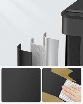 SONGMICS Διπλός Κάδος Απορριμμάτων Κουζίνας 30L από Ανοξείδωτο Ατσά...