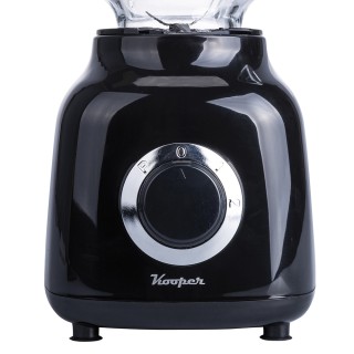 Kooper Μαύρο ηλεκτρικό μπλέντερ με γυάλινη κανάτα με διαγραμμίσεις ...