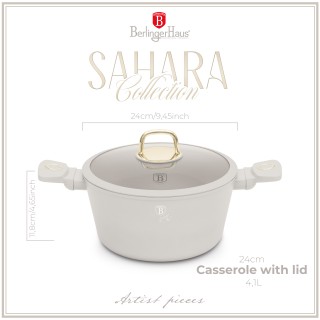Berlinger Haus Αντικολλητική Κατσαρόλα 4,1 lt με Καπάκι 24cm από Αλ...