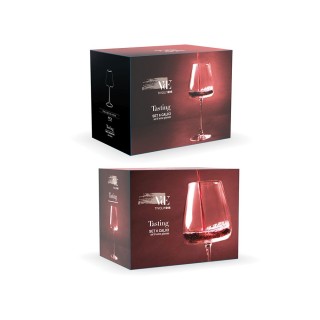 Villa DEste  Σετ 6 ποτήρια κρασιού 612 ml από γυαλί Tasting 5916998