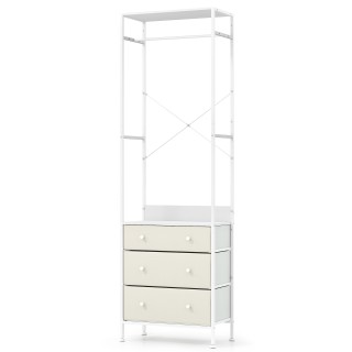 Costway Οργανωτής Ντουλάπας με Συρτάρια & Ρυθμιζόμενη Ράβδο Κρέμασ... Costway Οργανωτής Ντουλάπας με Συρτάρια & Ρυθμιζόμενη Ράβδο Κρέμασ...