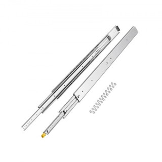 VEVOR Συρόμενοι Οδηγοί Συρταριών με Μπάλα και Απαλό Κλείσιμο 16-60 ...