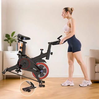 BAKAJI Ρυθμιζόμενο Ποδήλατο Γυμναστικής Εσωτερικού Χώρου για Οικιακ...