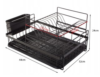 Πιατοθήκη με Διπλό Δίσκο Αποστράγγισης 5907451339404 VERK GROUP Πιατοθήκη με Διπλό Δίσκο Αποστράγγισης 5907451339404 VERK GROUP