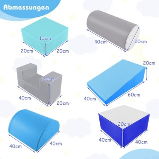 Costway Σετ Αναρρίχησης και Σκαρφαλώματος 6 Τεμαχίων για Παιδιά FH1... Costway Σετ Αναρρίχησης και Σκαρφαλώματος 6 Τεμαχίων για Παιδιά FH1...