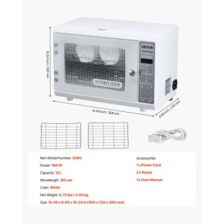 VEVOR Μηχάνημα Καθαρισμού Εργαλείων 12L με Διάφορες Λειτουργίες ZWX... VEVOR Μηχάνημα Καθαρισμού Εργαλείων 12L με Διάφορες Λειτουργίες ZWX...