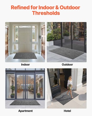 VEVOR Αντιολισθητικό Χαλί Εισόδου 1524x914mm - Πλενόμενο για Εσωτερ... VEVOR Αντιολισθητικό Χαλί Εισόδου 1524x914mm - Πλενόμενο για Εσωτερ...