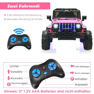 Costway  Ηλεκτρικό Φορτηγό Παιχνίδι για Παιδιά 3-8 Ετών με Διπλό Κι...