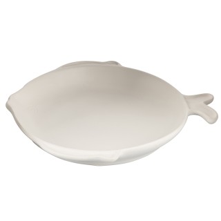 Villa dEste Home Πιάτο Ρηχό σε Κεραμικό, 20 εκ., Στυλ Coastal, Λευκ...