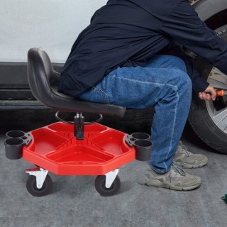 VEVOR Ρυθμιζόμενο Σκαμπό Μηχανικού με Ρόδες 300 LBS QCDJXLD45INCHE... VEVOR Ρυθμιζόμενο Σκαμπό Μηχανικού με Ρόδες 300 LBS QCDJXLD45INCHE...