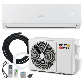 Costway Κλιματιστικό Mini Split 9000 BTU (2,6 kW) A++ με Αντλία Θερ...