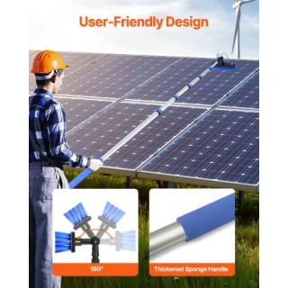 VEVOR Κιτ Καθαρισμού Ηλιακών Πάνελ με Επεκτεινόμενη Λαβή 11m TYNDCB... VEVOR Κιτ Καθαρισμού Ηλιακών Πάνελ με Επεκτεινόμενη Λαβή 11m TYNDCB...