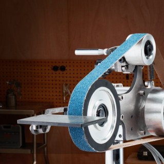 VEVOR Ταινιοτριβείο 30 x 1-Inch Μεταβλητής Ταχύτητας με VFD 2 Μορφέ...