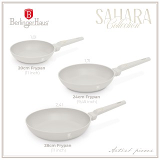 Berlinger Haus Σετ Τηγανιών 3 Τεμαχίων, Sahara Collection BH-8078A