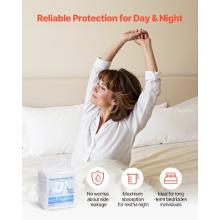 VEVOR Ενηλίκων Πάνες με Αυτοκόλλητες Ταινίες Ακράτειας για Άνδρες κ...