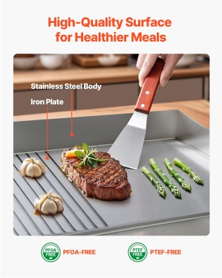 VEVOR Επαγγελματική Ηλεκτρική Πλάκα Ψησίματος, 535x300mm, 3200W, Ρυ... VEVOR Επαγγελματική Ηλεκτρική Πλάκα Ψησίματος, 535x300mm, 3200W, Ρυ...