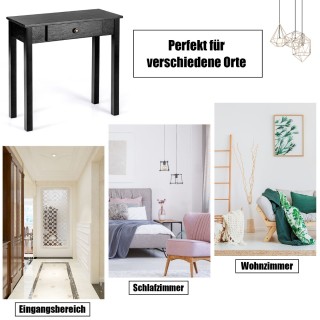 Costway Πολυλειτουργικό Κονσόλα Τραπέζι με Ρετρό Στυλ 71 x 30 x 71... Costway Πολυλειτουργικό Κονσόλα Τραπέζι με Ρετρό Στυλ 71 x 30 x 71...