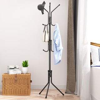 BAKAJI Κρεμάστρα Δαπέδου Εξοικονόμησης Χώρου με 12 Γάντζους Μαύρη ... BAKAJI Κρεμάστρα Δαπέδου Εξοικονόμησης Χώρου με 12 Γάντζους Μαύρη ...