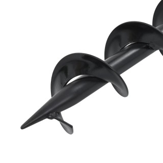 vidaXL Ατσάλινη Μύτη Τρυπανιού Auger 75x600 mm 145257