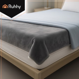 Ruhhy Ηλεκτρική κουβέρτα, διπλής όψης, 10 λειτουργίες, 180 x 130 cm...