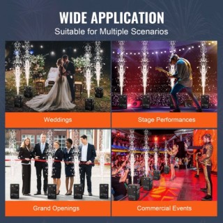 Μηχανή Ψυχρού Σπινθήρα VEVOR 700W για Εκδηλώσεις (4τμχ) YHKZQ700W4... Μηχανή Ψυχρού Σπινθήρα VEVOR 700W για Εκδηλώσεις (4τμχ) YHKZQ700W4...