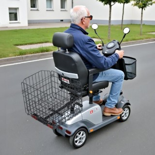 VEVOR Πτυσσόμενο Καλάθι 1-ίντσας για Scooter Pride Mobility CKHXJSS...