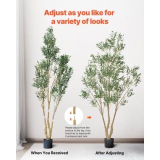 VEVOR 240εκ Τεχνητή Ελιά με Γλάστρα για Χώρους Σπιτιού/Γραφείου RZS... VEVOR 240εκ Τεχνητή Ελιά με Γλάστρα για Χώρους Σπιτιού/Γραφείου RZS...