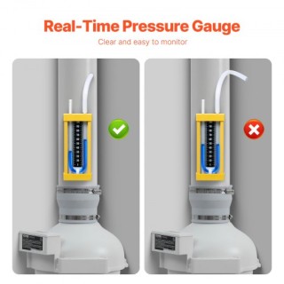 VEVOR  Σύστημα Ανεμιστήρα Ραδονίου 4-4.5 260 CFM Αθόρυβο  DFSTJ4INC...