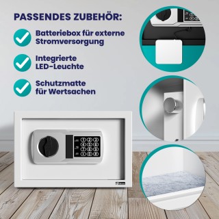 Ηλεκτρικό Χρηματοκιβώτιο 31 x 20 x 20cm με Πόρτα 3.2mm και Μπαταρίε... Ηλεκτρικό Χρηματοκιβώτιο 31 x 20 x 20cm με Πόρτα 3.2mm και Μπαταρίε...