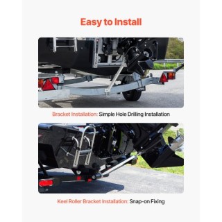 VEVOR Ρυθμιζόμενος Προστατευτικός Διασώστης Πρύμνης 24-36 ιντσών με...